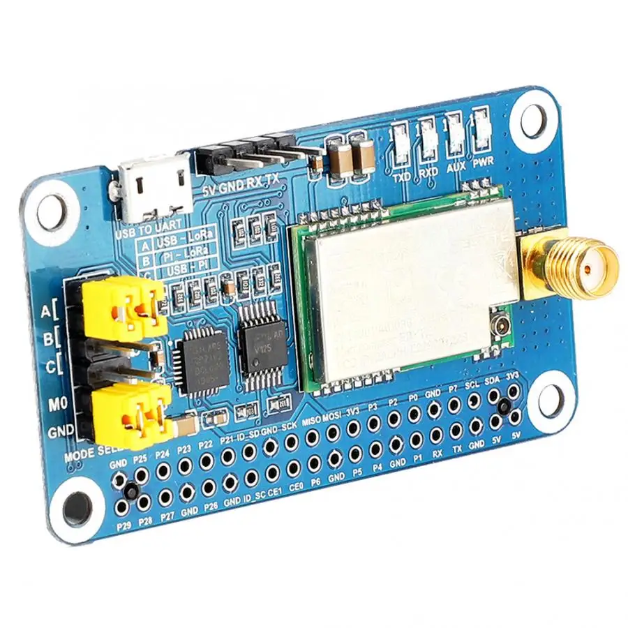SX1262 868 м Плата расширения для Raspberry Pi LoRa Shileld модуль Arduino/STM32 Соединительная
