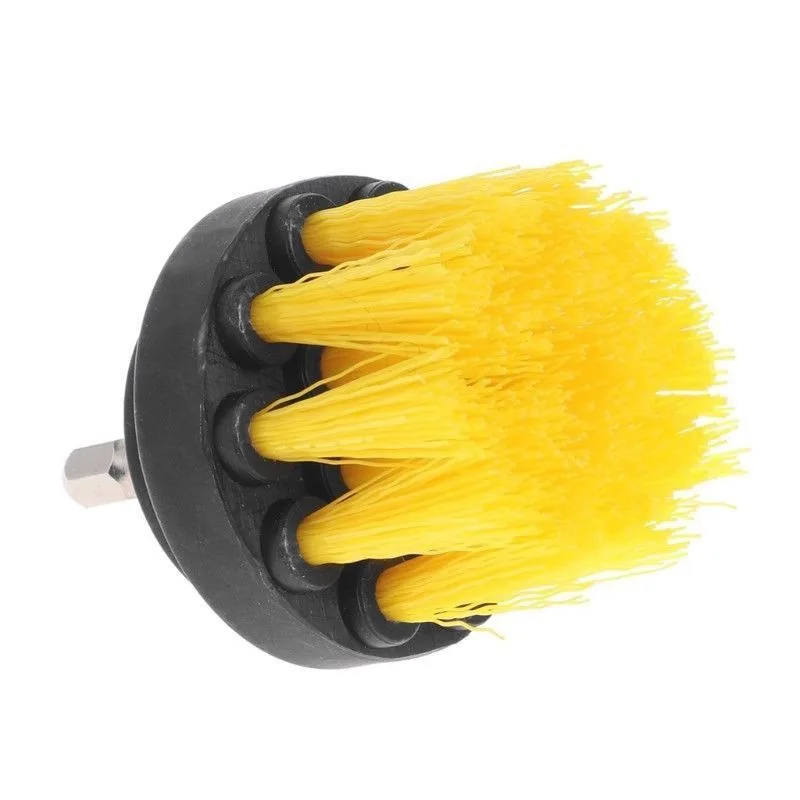 Electric Drill Brush Attachment Kit Brush Nylon Round Cleaning Brush C –  happineshome