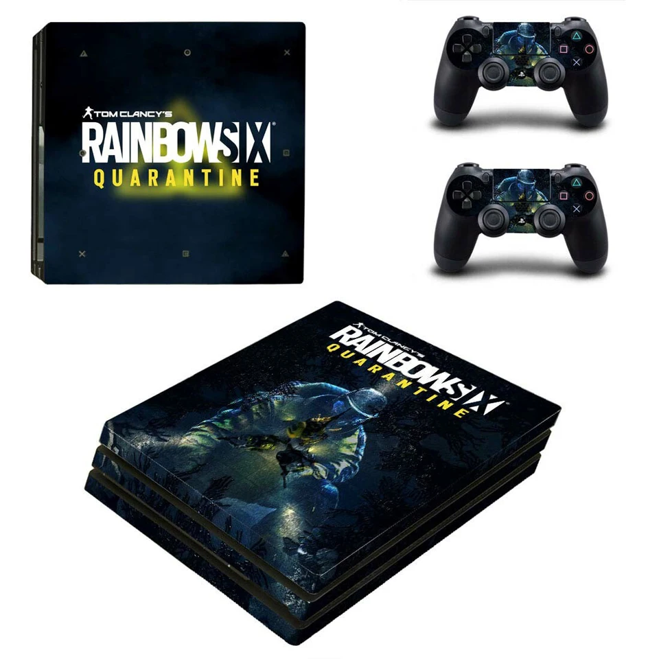 Виниловая наклейка защитная пленка для playstation 4 PS4 Pro консоль и контроллер-Tom Clancy's Rainbow Six Siege