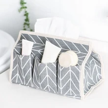 Хлопковая льняная коробка для салфеток, держатель для салфеток, чехол для машины, бумажный контейнер, чехол