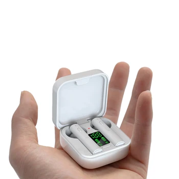 

Wireless Earbuds Bluetooth 5.0 Smart Control Sport Headphones Waterproof Hi-Fi Sound Earphones with Solar Powered Charge Case