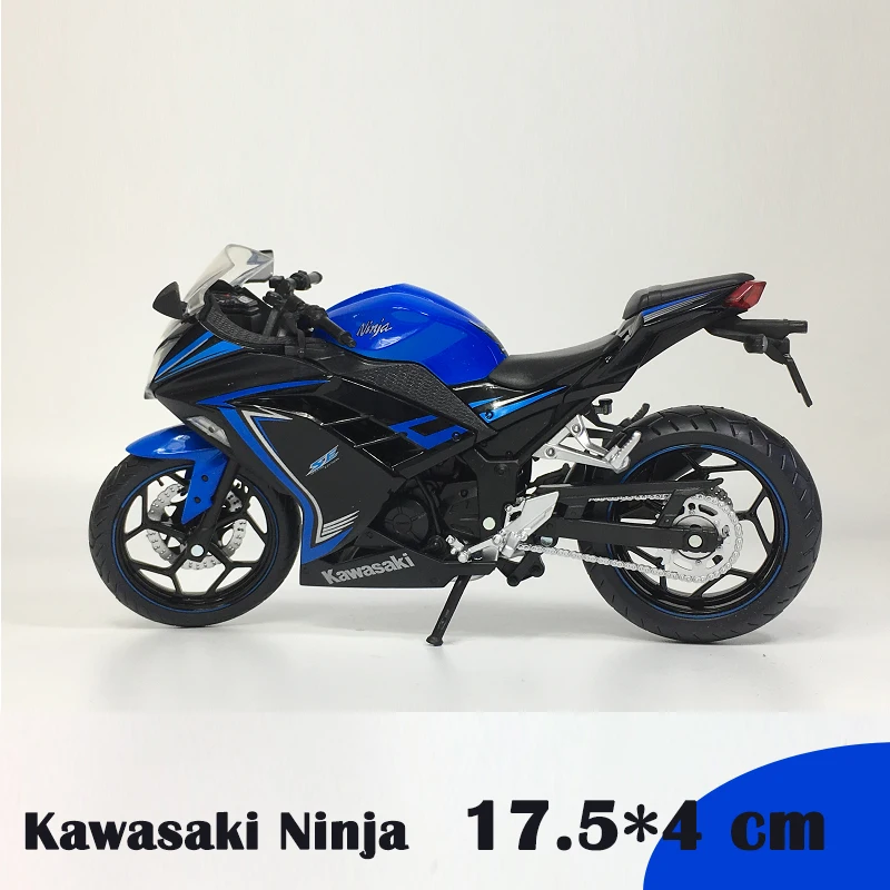 Kawasaki ninja Имитация 1:12 Kawasaki 750 классический японский мотоцикл литье под давлением моделирование дисплей Модель мальчик рождественские подарки - Цвет: Kawasaki ninja
