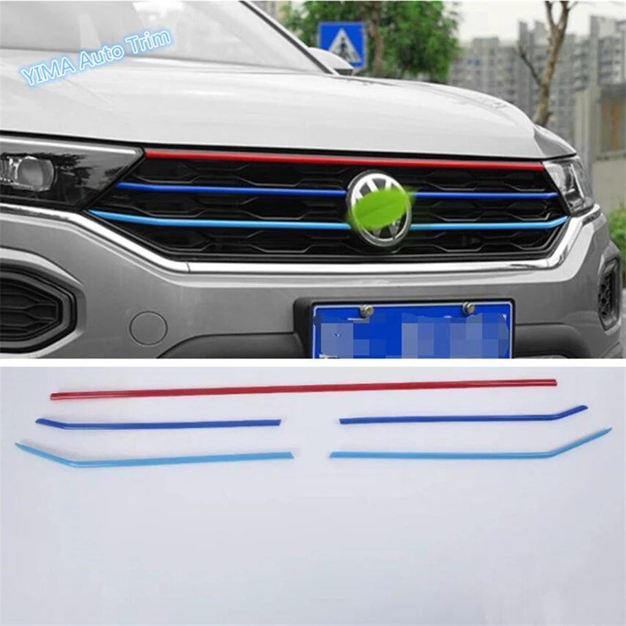 Lapetus Авто Стайлинг передний Центр решетка радиатора молдинги крышка отделка 3