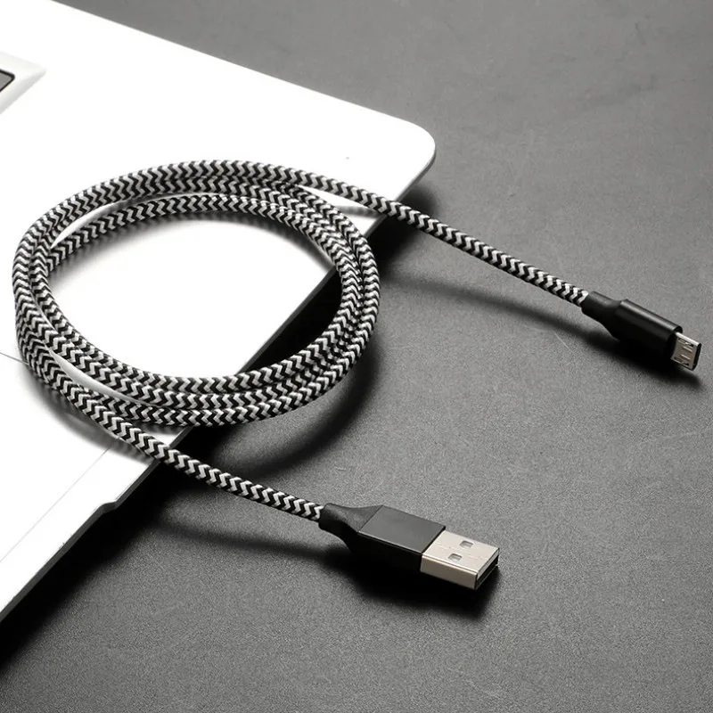 Нейлоновый usb-кабель для зарядки для iPhone X XS MAX XR 8 Micro usb type-C Android Phone Charge Line для Xiaomi huawei