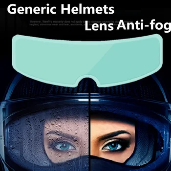 

Helmet Clear Pinlock Anti-Fog patch film Universal Motorcycle Helmet Lens Fog Resistant Films for K3 K4 AX8 LS2 HJC MT Helmets