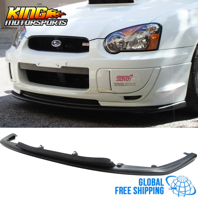 Комплект для переднего бампера Subaru Impreza WRX S203 V лимитированный подходит 04 05 PU Global