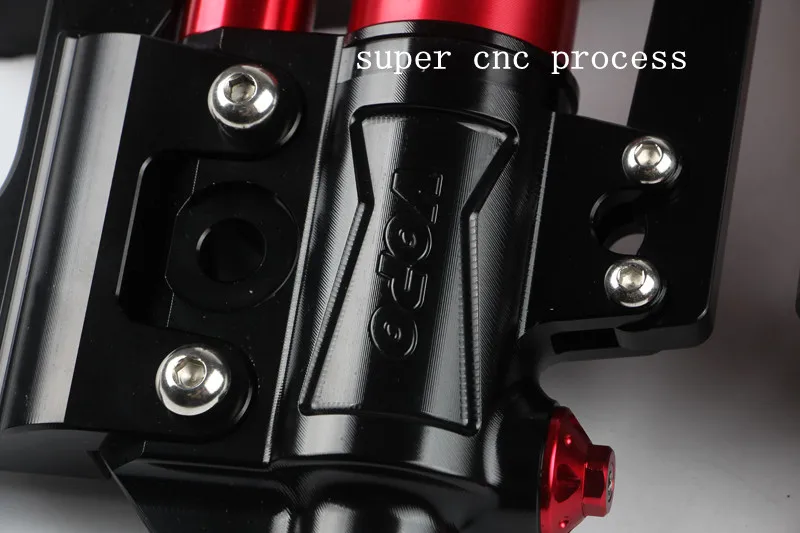 Мотоциклетные передние амортизаторы передняя вилка подвеска Регулируемая 33 мм-385 мм для Yamaha Bws Cygnus Niu Ebike скутер модифицированный