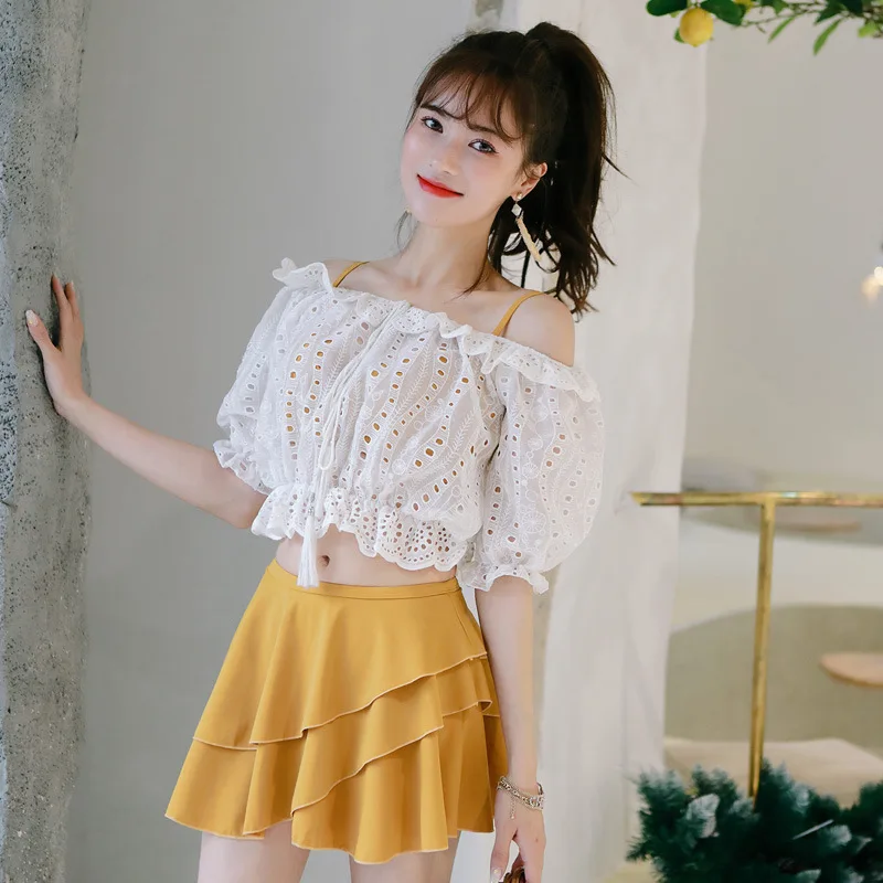 

Swimsuit For Full Swimwear Women Bikini Tankini Plus Size Sets Female Summer Three Piece Set Sexy Push Up Shows Swimsuits With