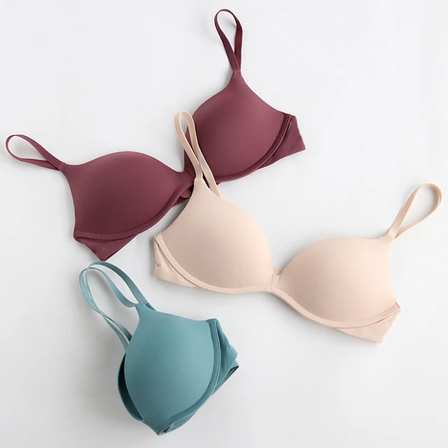 Seamless Bras for Women Push Up Bra No Wire Brassiere A B Cup