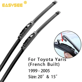 

Windscreen windshield wiper Blades for Toyota Yaris French Built 20"&15" 24"&15" Fit Hook Arms Model Year from 1999 to 2011