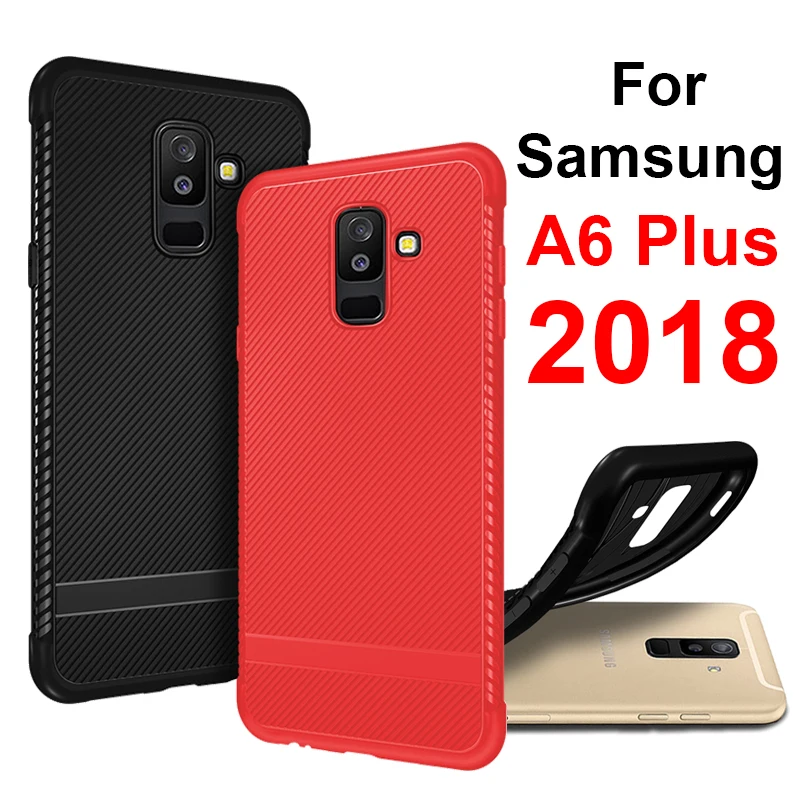 Protecive case on the for samsung galaxy a6 plus 2018 silicone phone cover a 6 a6plus galaxya6 samsum 6aplus a6case coque bumper |