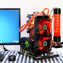 DIY открытое ПК чехол для материнской платы ATX/M-ATX/ ITX шасси вертикальный разгона открытые Алюминий рамки шасси для DIY Компьютерные аксессуары комплект DIY открытое ПК чехол для материнской платы ATX/M-ATX/ ITX шасси вертикальный разгона открытые Алюминий рамки шасси для DIY Компьютерные аксессуары комплект