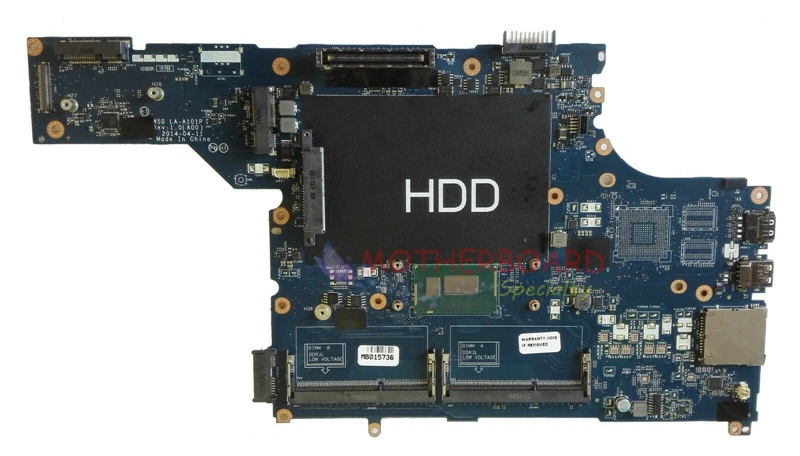 Vieruodis для DELL LATITUDE E5540 материнская плата VAW50 LA-A101P i5-4210U Процессор CT9F9 0CT9F9 CN-0CT9F9