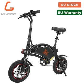 Billig 【EU STOCK】KUGOO KIRIN B1 PRO Elektrische Bike 36V 10Ah 60KM Ebike 250W 12inch Pneumatische Reifen E Bike Für Erwachsene Reise Fahrrad