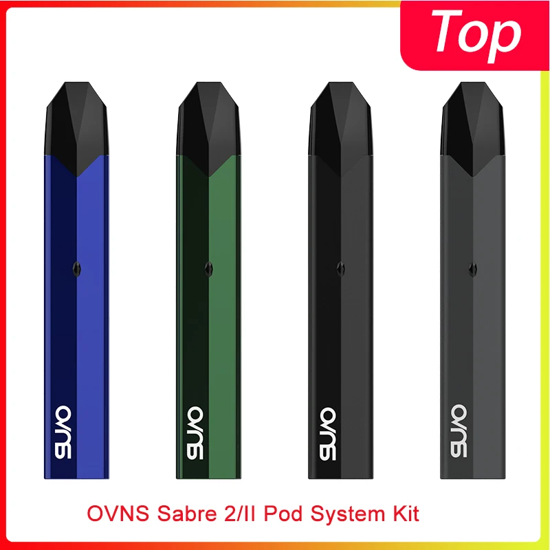 Новое поступление OVNS saber II Pod System Kit 600 мач встроенный аккумулятор с картриджем 1 5