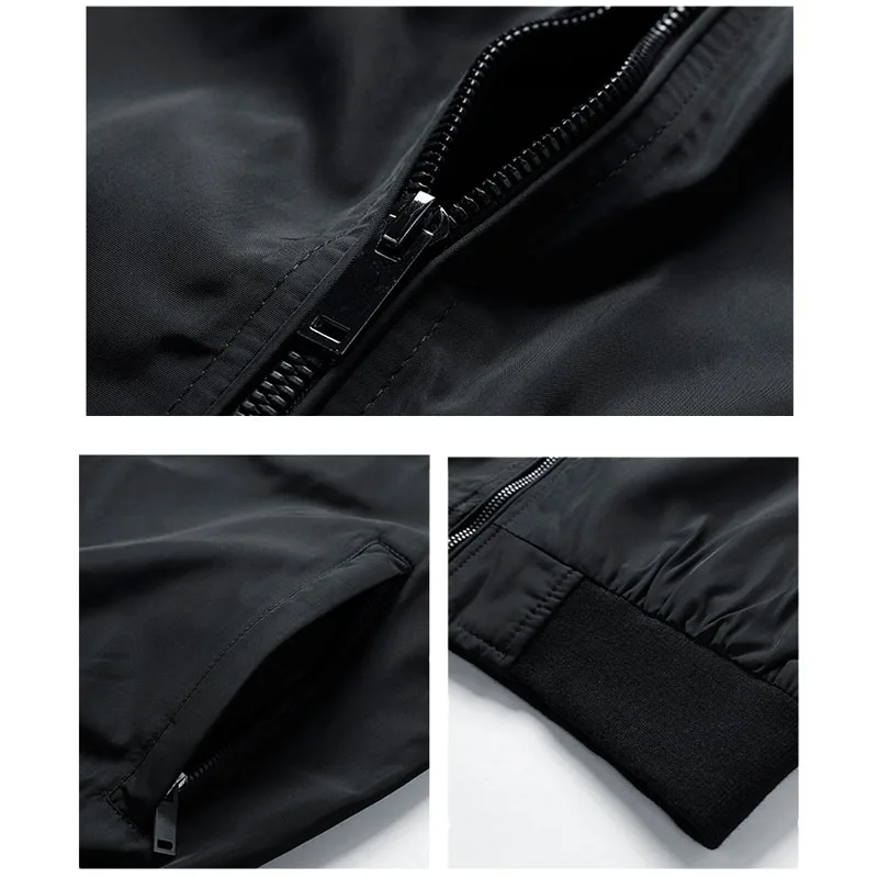Spring Autumn Jacket Men Casual Windbreaker Coat Men Military Jacket Outdoors Fashion Zipper Bomber Jacket Men Clothing Big Size 6