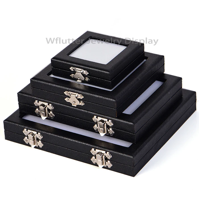 Diamonds Gem Storage Box Luxury Gemstone Organizer Case Double-Face Velvet 