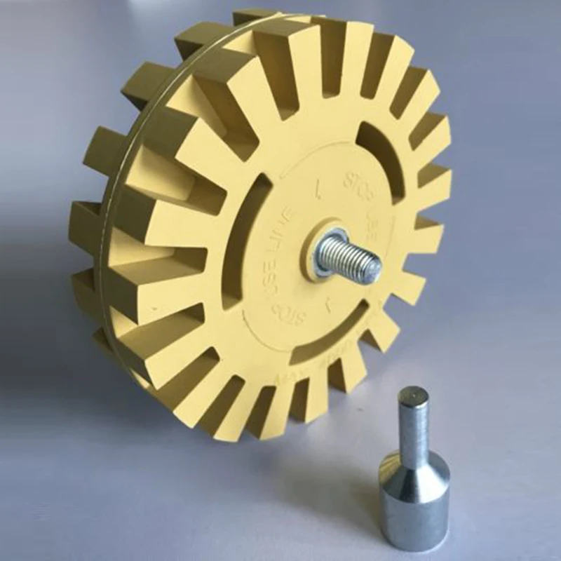 

4inch Polishing Wheel Brown RPM Multiple paint Attachment Car Boat Rubber Sticker Removal
