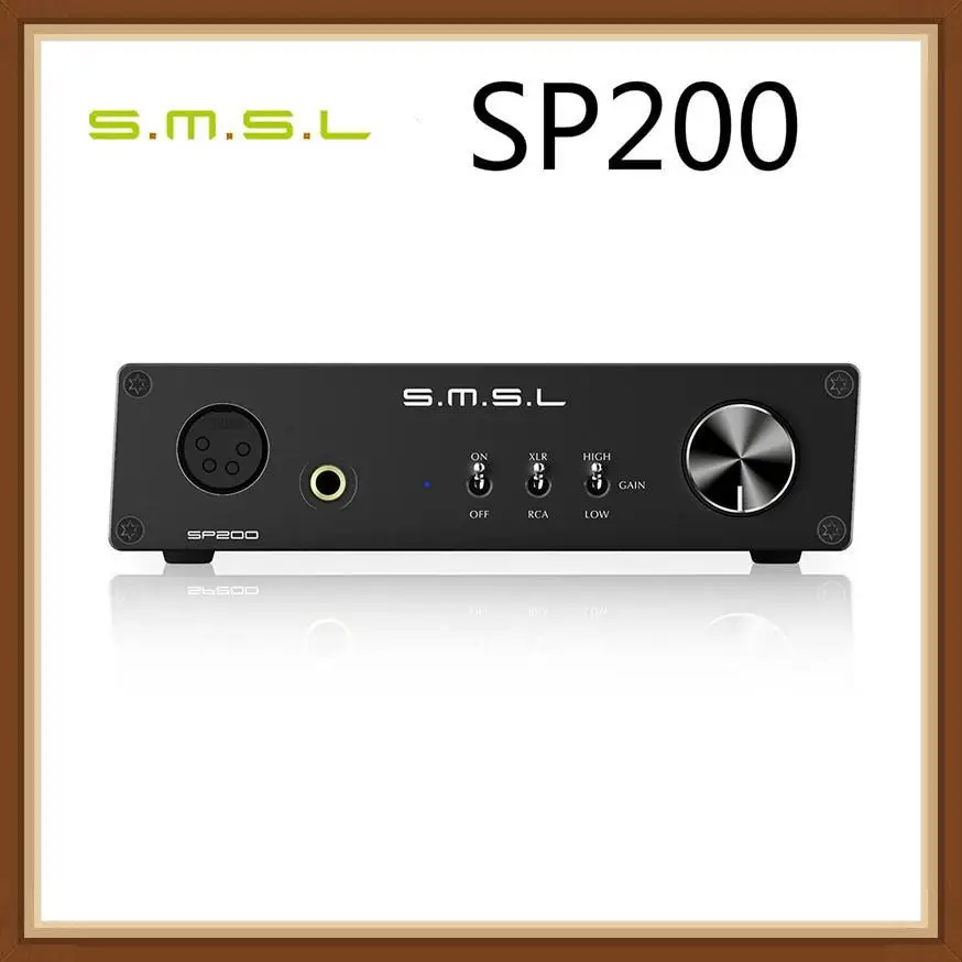 SMSL SP200 THX hp Amp XLR баланс усилитель для наушников низкий уровень шума Малый размер технология THX AAA 888 Предварительный усилитель 2(2,0