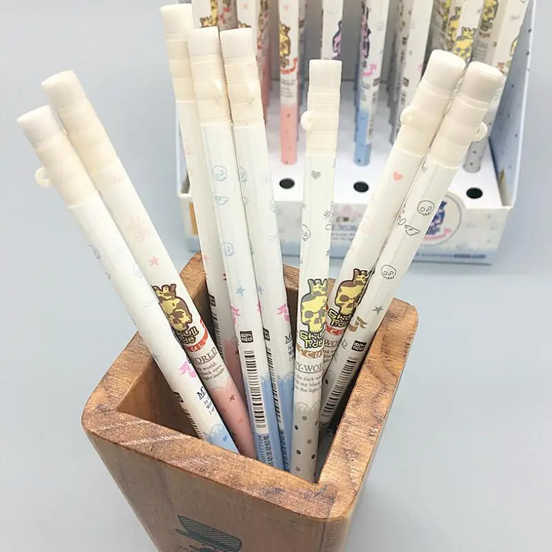 Цветы pressable карандаш Корейский Японский 0.5 мм автоматический механический карандаш школьные принадлежности Дети подарок студенты