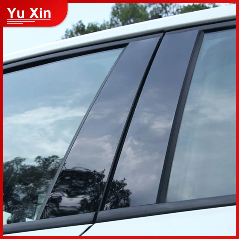 

Pillars Column Decorative Sticker Trim For BMW 3 E90 2005 2006 2007 2008 2009 2010 2011 2012