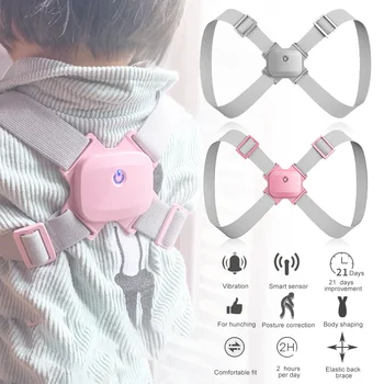 

Posture Corrector With Intelligent Sensor Vibration Electronic Posture Reminder Adjustable Back Brace Support Smart