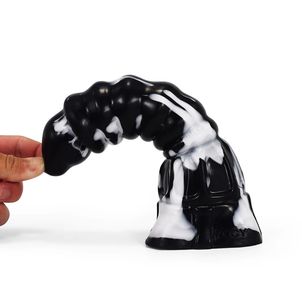 FAAK colorful silicone dildos Ancient temple for Imprison Beast style anal sex toys fro women men masturbator adult games 4