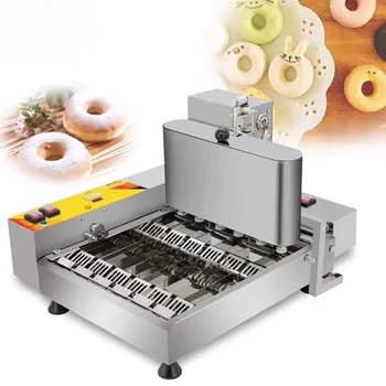 

Newest Semi-automatic fried doughnut machine Commercial mini donut maker machine Automatic forming donuts frying equipment 110v