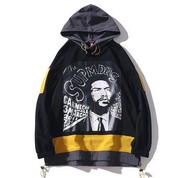 

Women Mens HipHop Hoodie Sweatshirt Afro Male Reggae Fashion Print Streetwear Pullover Cotton Autumn Loose Hooded Outwear