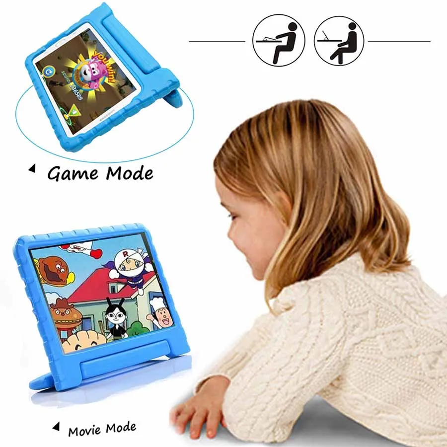 Kids EVA Shockproof Case For Samsung GALAXY Tab A 10.1 inch T580 T585 SM-T580N Children Safe Tablet Cover Handle Stand Case (24)
