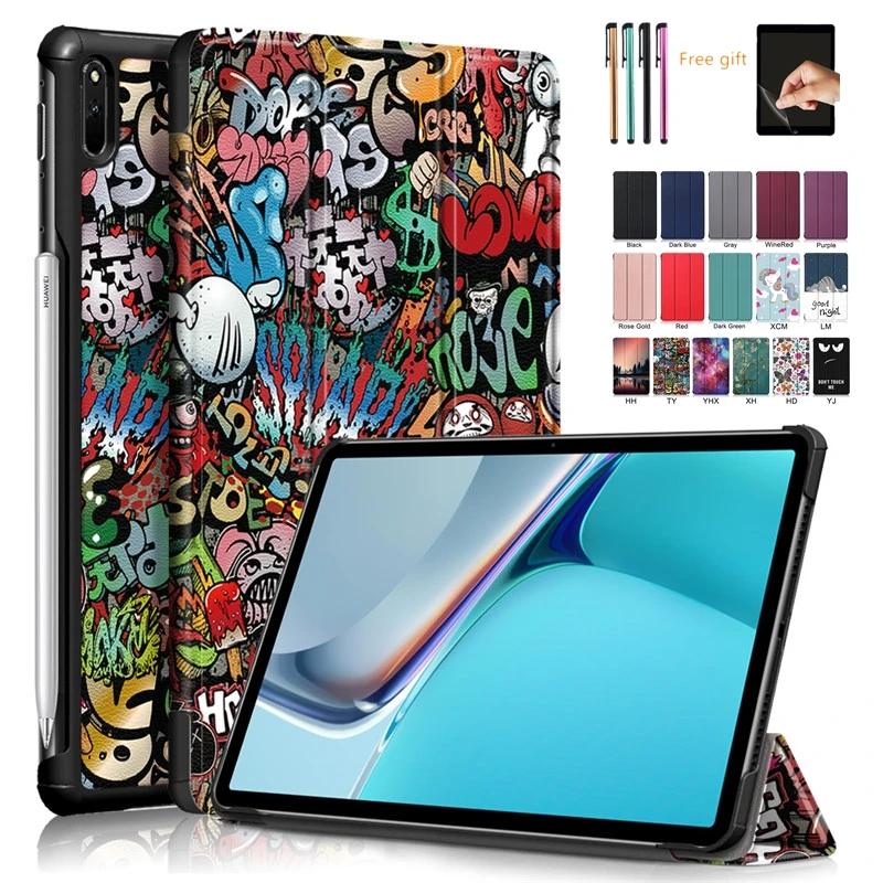 Ультратонкий чехол для Huawei Matepad 11 (2021) 10 95/T10/T10S чехол-подставка планшета mediapad M5 lite