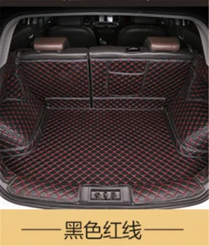 

for Mitsubishi Outlander 2013-2020 7 seats 3D three-dimensional PU tail box protective carpet pad trunk luggage pad Car styling