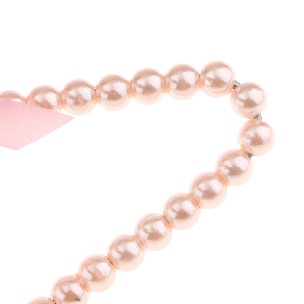 Pearl Clothes Trouser Hanger Hook Holder With Bowknot For Children Kids Pink