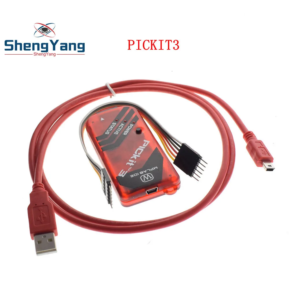 PICKIT3 ShengYang PICKIT3 PIC KIT3 PICKIT 3 программист автономное Программирование PIC микроконтроллер чип Монополия+ PIC программист адаптер сиденье - Цвет: PICKIT3