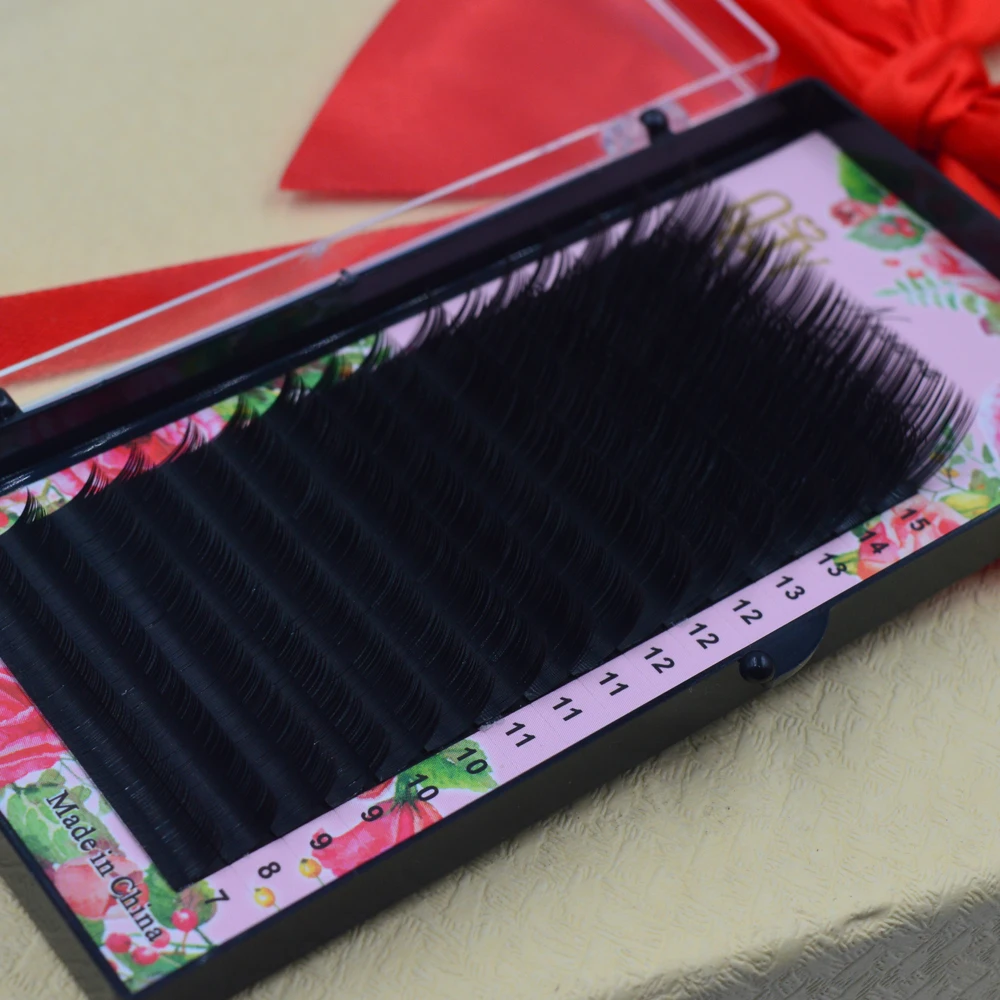 16Rows 7 15mm MIX individual eyelash extensions false eyelash naturally artificial premium faux mink super soft 4