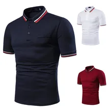 Мужские летние футболки с коротким рукавом, однотонные повседневные спортивные облегающие рубашки, уличные походные рубашки поло