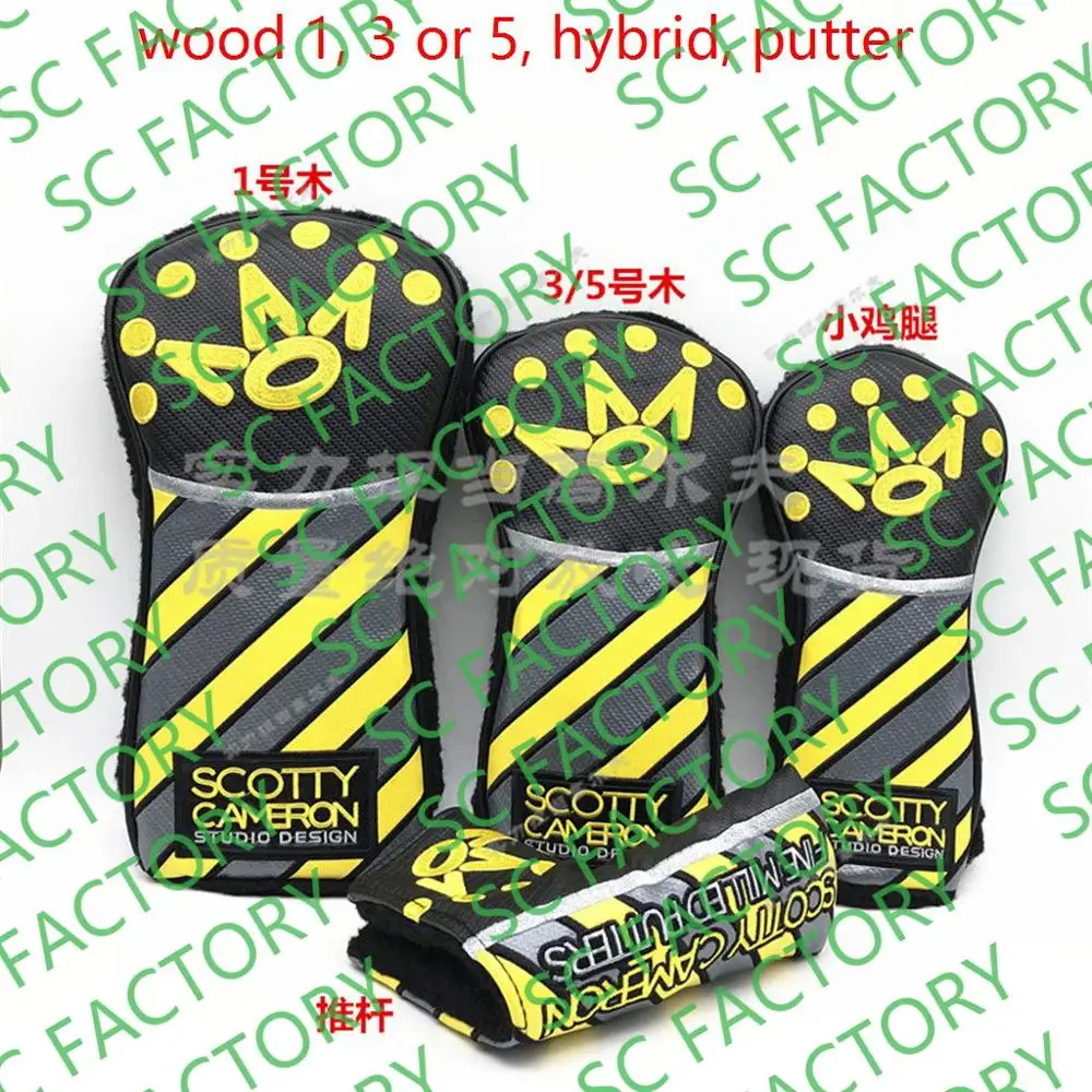 TlTLElST CROWN scotty wood гибридные головные уборы Тур магазин Камерон дизайн Скотти шпаттер на заказ головной убор Гольф шпаттер - Цвет: 18