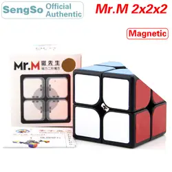 ShengShou Mr. M 2x2x2 Магнитный магический куб сенгсо 2x2 магниты скорость головоломка антистресс Развивающие игрушки для детей