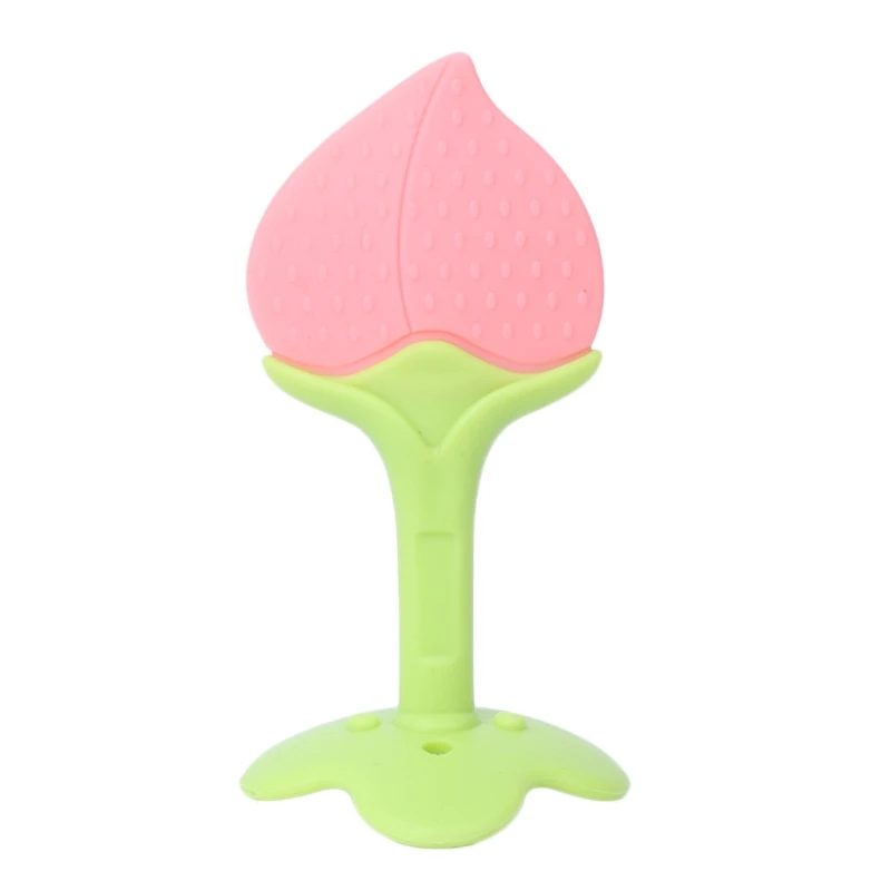 

Baby Silicone Teething Soother Gum Toy Infant Medical Food Grade Fruit Teether