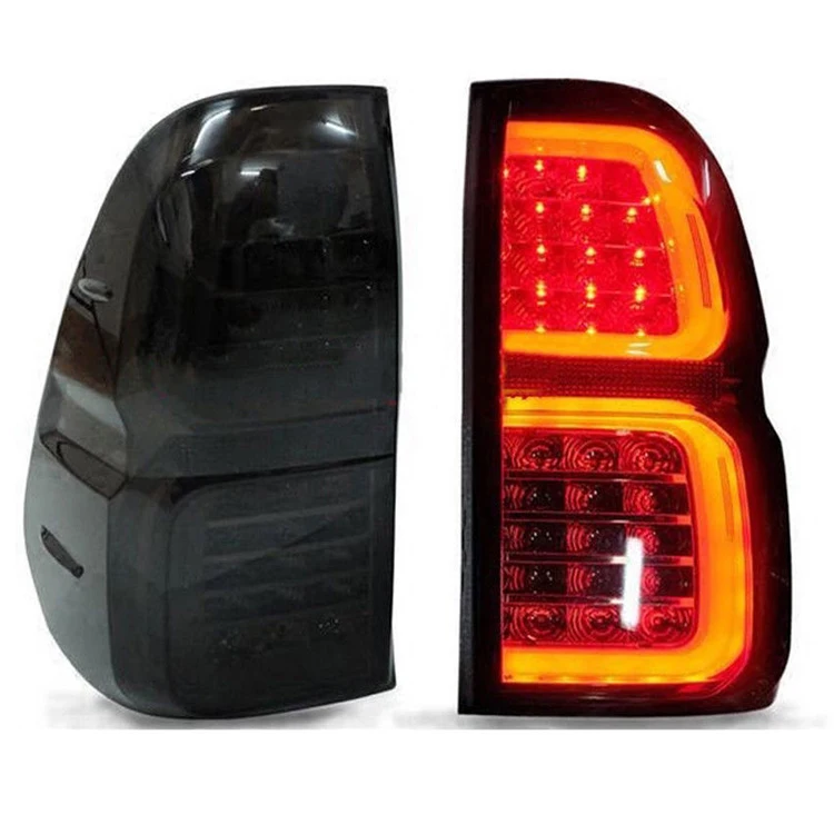 2PCS Car LED For Toyota HILUX REVO Tail Light Brake Rear Lamp modified LED taillight rear lights