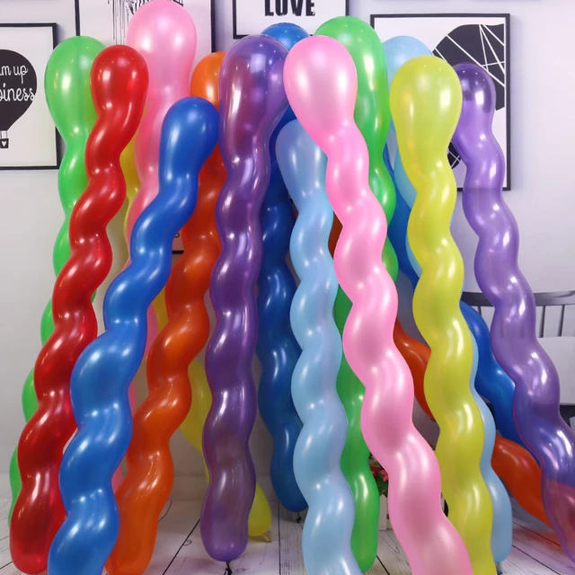 Ballons en Latex avec filetage à vis, 20 pièces, 40 pièces, Long ballon en  spirale, ballon à Air magique pour modélisation, décor de fête  d'anniversaire et de mariage - AliExpress