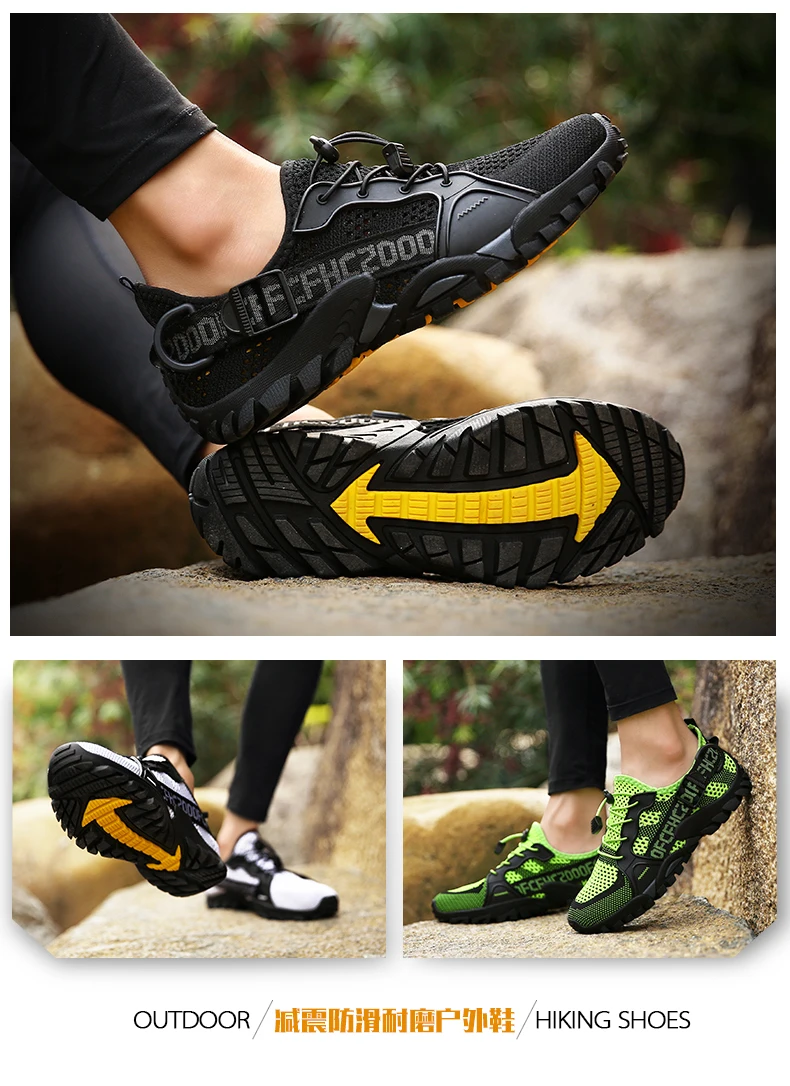 JIEMIAO 2021 Men Women Trekking Hiking Shoes Summer Mesh Breathable Men Sneakers Outdoor Trail Climbing Sports Shoes Size 36-47 JIEMIAO 2021 Men Women Trekking Hiking Shoes Summer Mesh Breathable Men Sneakers Outdoor Trail Climbing Sports Shoes Size 36-47