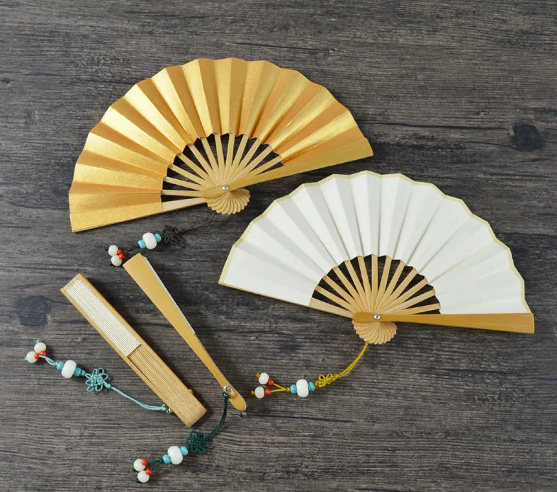 Photography props Mini Chinese paper folding fan ancient folding fan newborn baby theme Shooting props two kinds of style