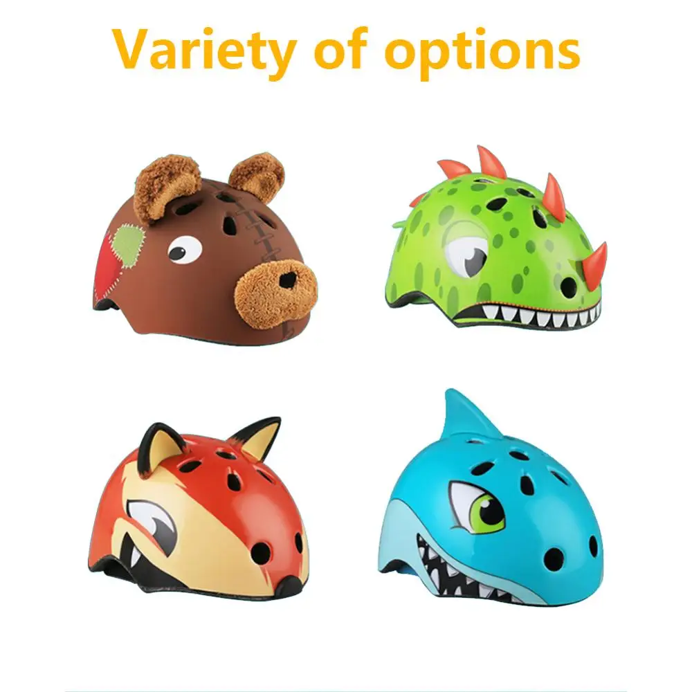 Cyrusher 3-8 Years Children's Bike Helmets Cartoon Skating Child Cycling Riding Kids Bicycle Skiing Safety Helmet | Спорт и