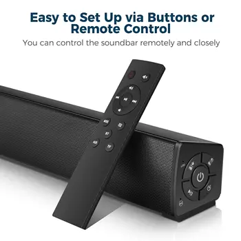 

PAFISH 20W Wireless Bluetooth Speaker Powerful 3D Music Sound Bar Home Theater Auxiliary 3.5mm TF for TV PC Mini Speaker