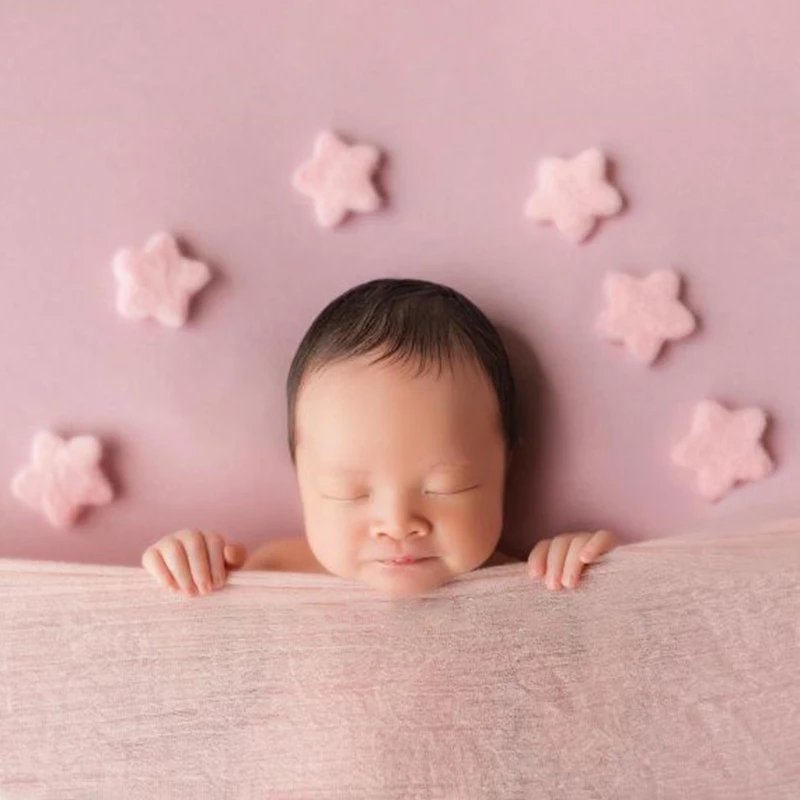 Good Value Shooting-Accessories Photography-Props Stars-Decorations Newborn Baby Wool Felt 5pcs jYQOMlBoaj9