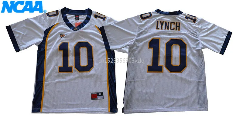 Новое поступление высокое качество NCAA Калифорния Golden Bears#17 Roogers#8 Lynch#10 футболка колледжа Limited Джерси S-XXXL