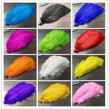 

High Quantity 100pcs Beautiful Natural Ostrich Feathers 22-24 inch/55-60 cm For DIY Jewelry Craft Making Decoration