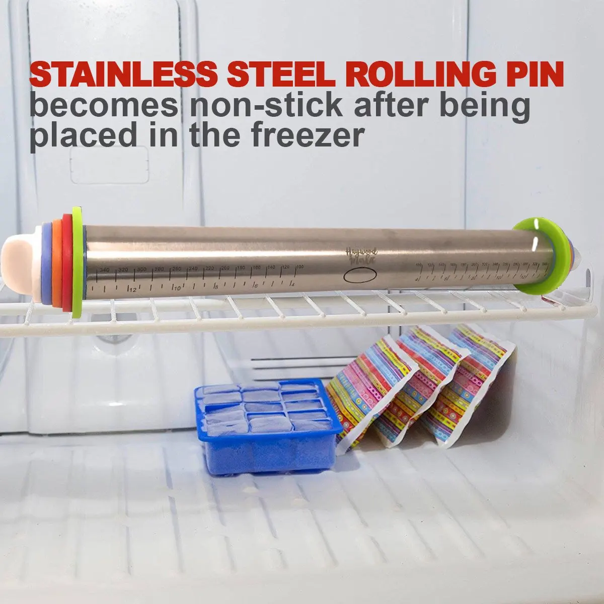 Регулируемые Ролики из нержавеющей стали диаметром 17 дюймов ролик для теста и