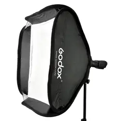 Godox 60*60 см/24 "* 24" Вспышка Диффузор фото студия софтбокс для вспышки Speedlite вспышка с s-типом кронштейн Bowens держатель